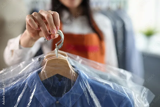 finished dry cleaning